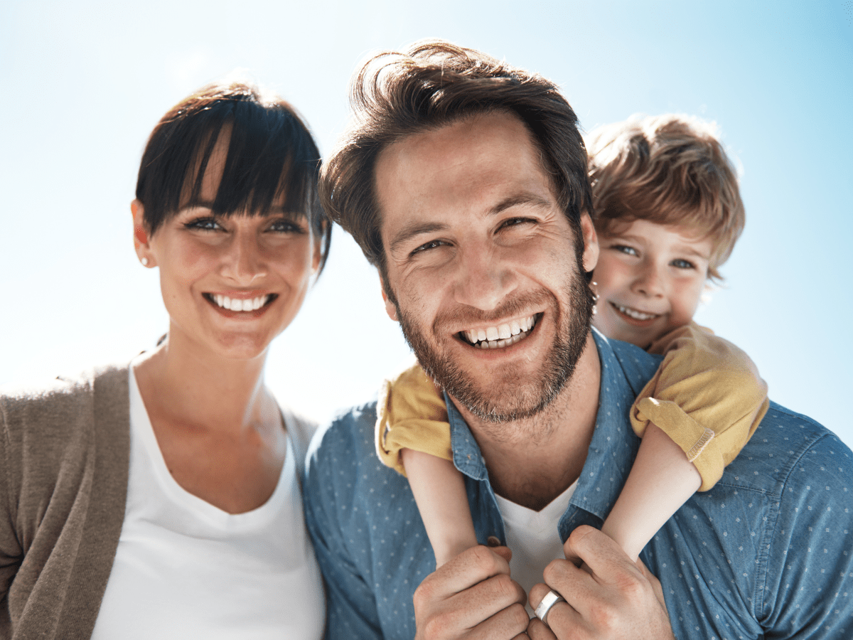 Happy Young Parents After Estate Planning in Venice, FL
